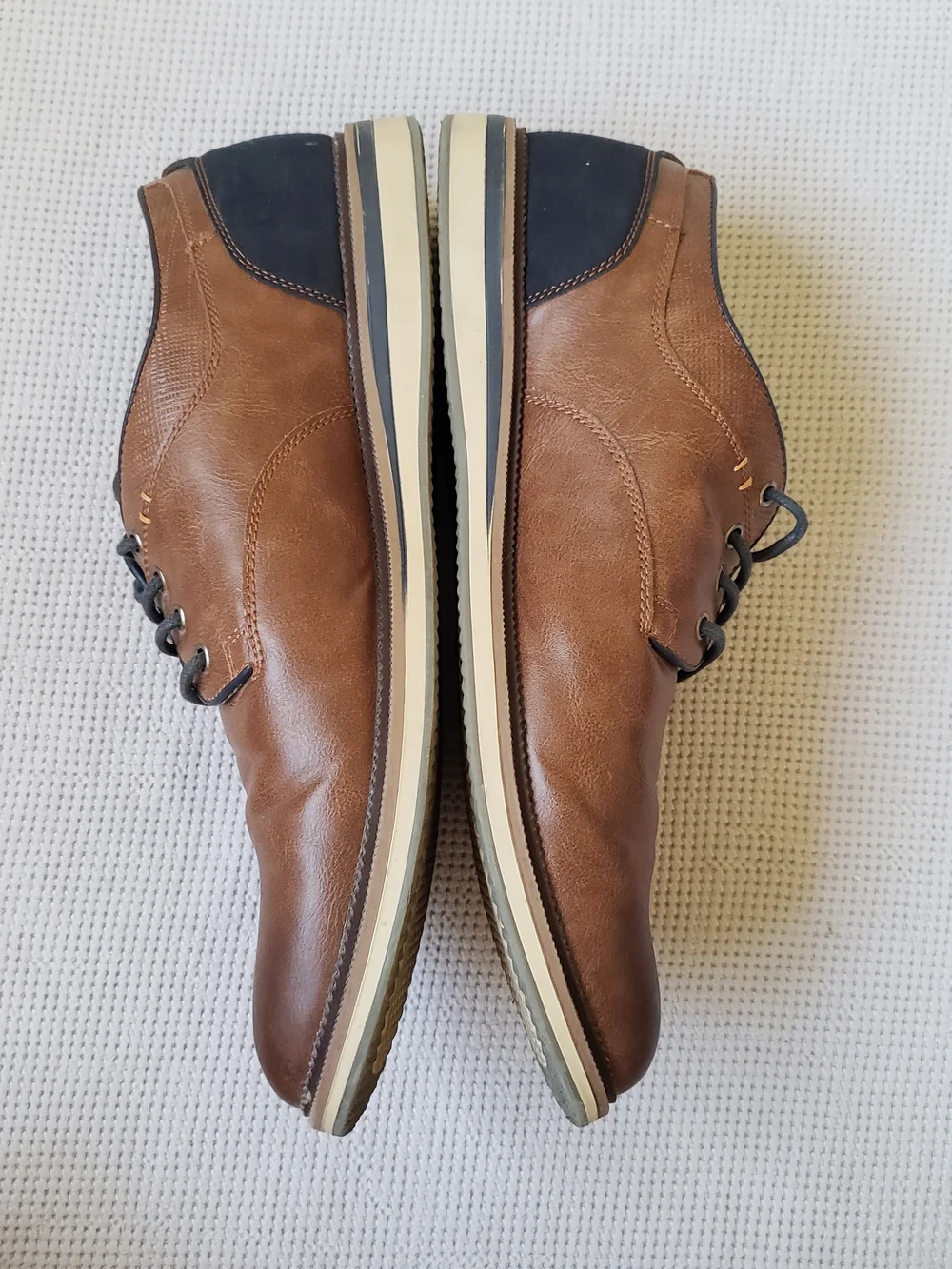 Sonoma Brown Leather Lace-Up‎ Oxford Shoes Size 11.5 Mens
